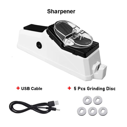Electric Knife Sharpener Machine Kitchen Knives Scissor Sharpening Machine Grinder Efficient Safe Kitchen Utensils Accessories