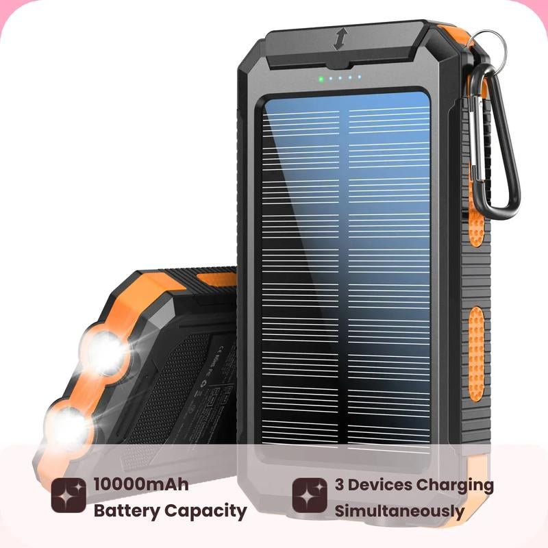 10,000mAh Solar Power Bank